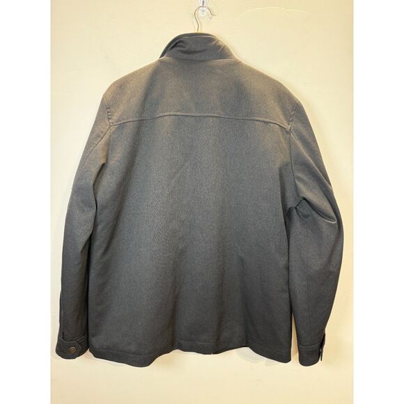 Jos. A. Bank Men's Size Large Black Long Sleeve Jacket Full Zip & Snap - Picture 2 of 4